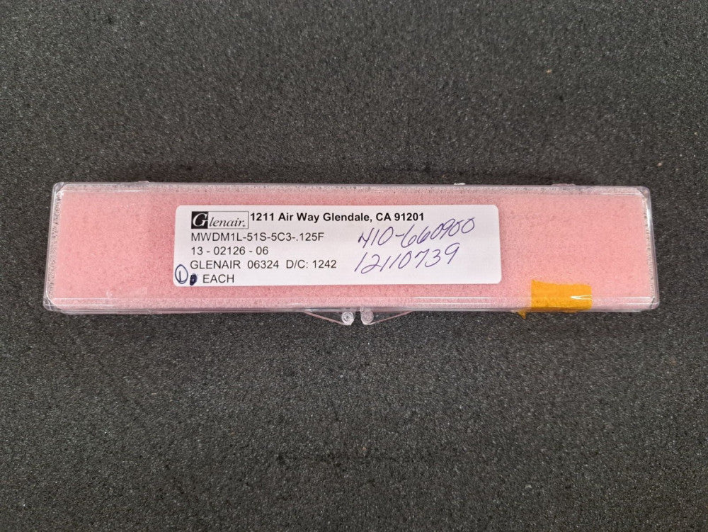 New, Glenair, MWPM1L-51S-5C3-.125F, MICRO-D CONNECTORS