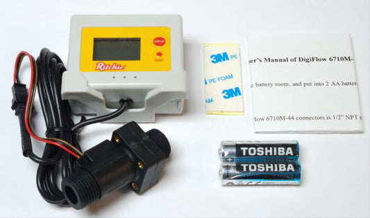 DISIFLOW 6710M-66 Flow Rate Motor Flow Total 3/4" BSP 2-60 Liters Per Min Ritchi