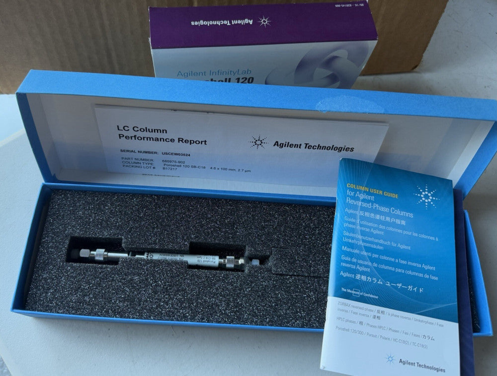 Agilent InfinityLab Poroshell 120 SB-C18 4.6x100mm 2.7µm Column 685975-902