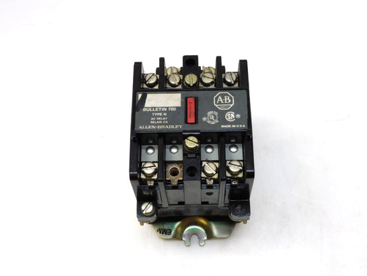 ALLEN BRADLEY 700-N400A1 SER.C AC RELAY BULLETIN 700 TYPE N 120V COIL 60Hz
