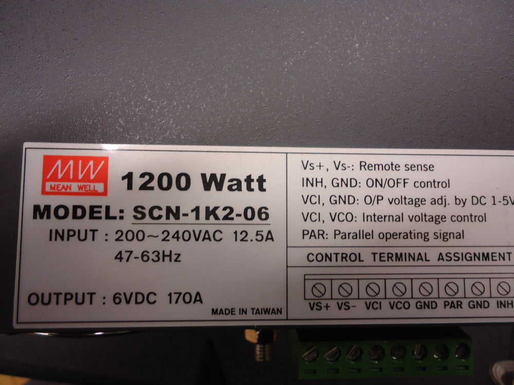 SCN-1K2-06 Meanwell 1200 Watt Power Supply BRAND NEW!