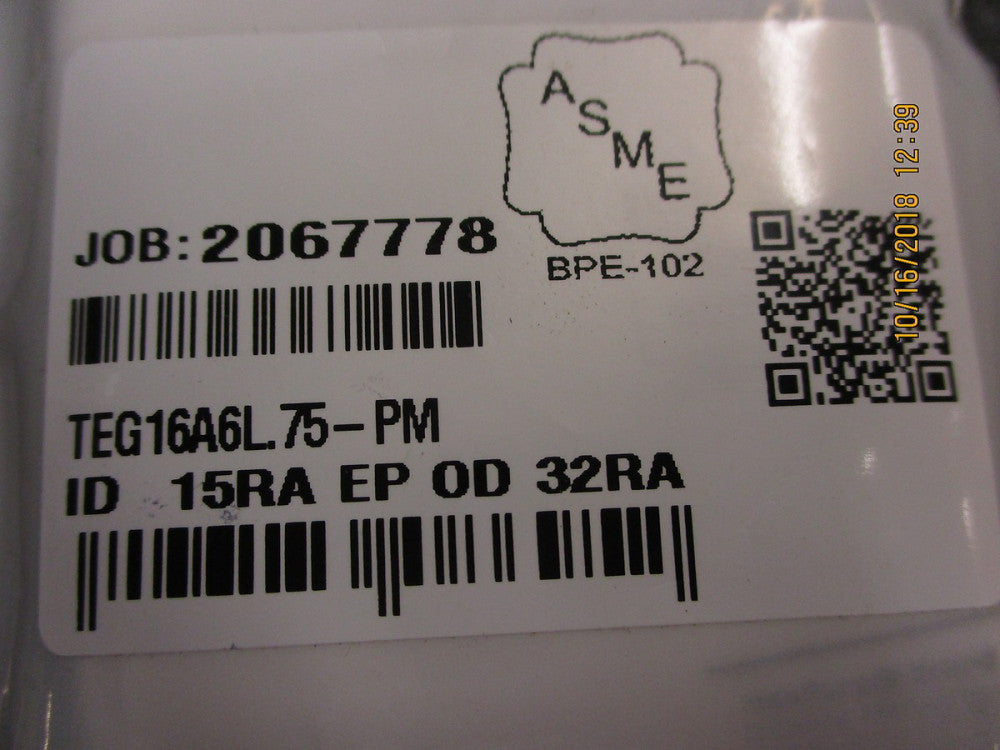 TEG16A6L.75-PM Maxpure BPE Series 3/4 Solid End Cap, T316L BRAND NEW! LOT OF 3