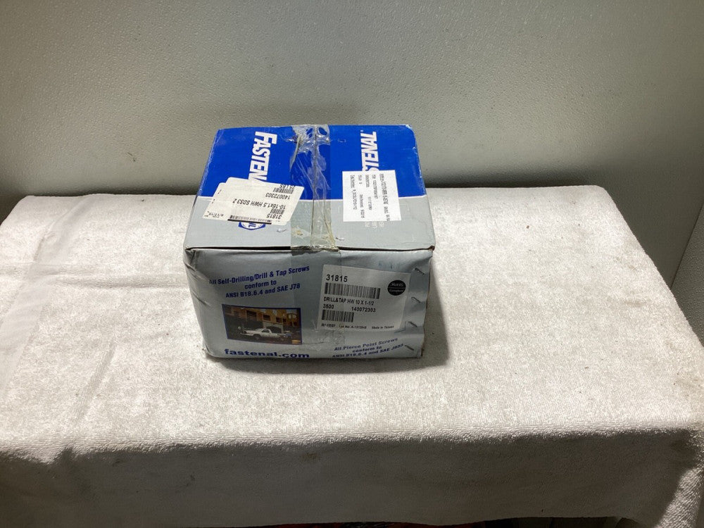 10 X 1 1/2” Self Drilling Hex Washer Head Tek Screw .  25 Lbs.