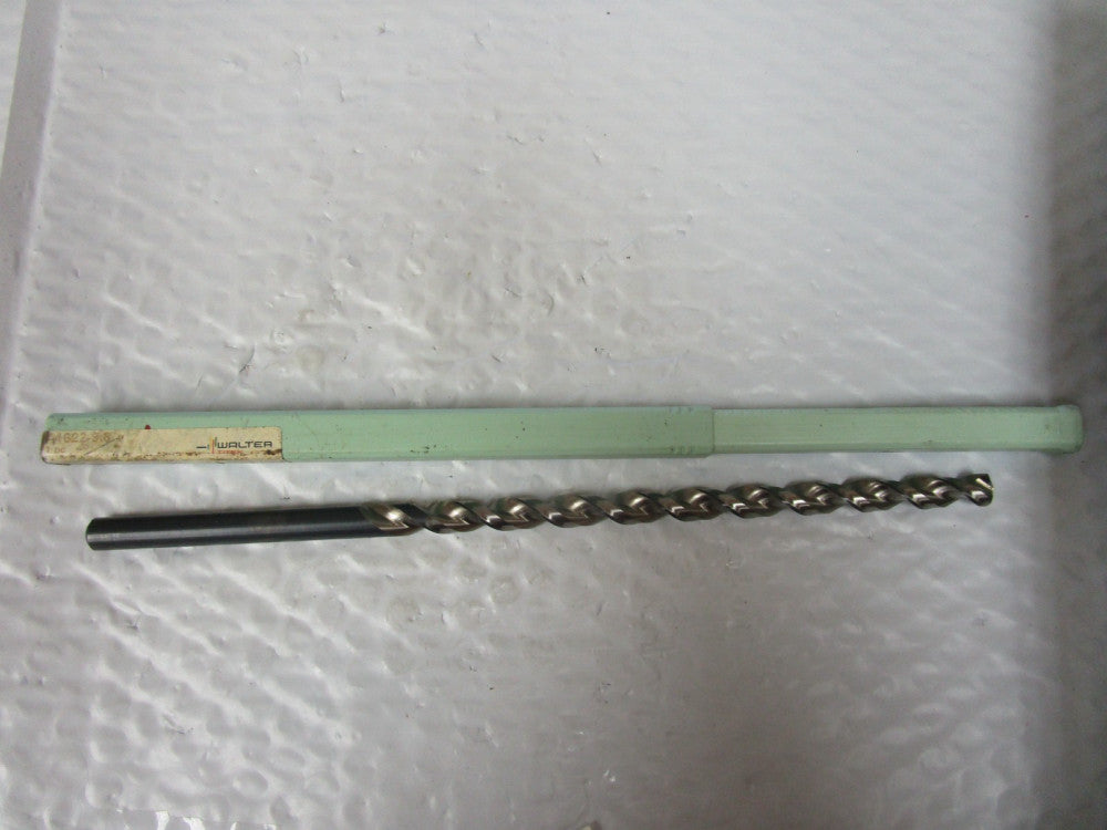 NEW WALTER TITEX A1622-9.8 HSS EXTRA LONG DEEP HOLE DRILL