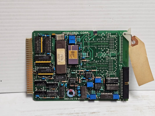 Robotrol Corp Analog I/O Input/Output Board 2020223 Used