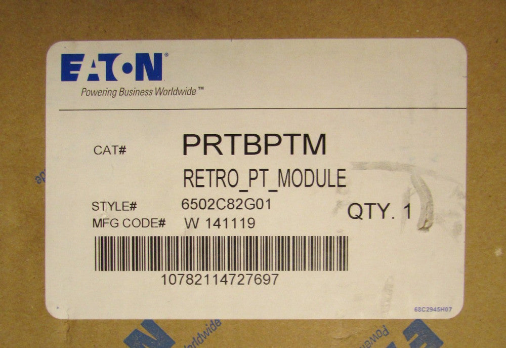 EATON CUTLER HAMMER PRTBPTM Retro PT Module Trip Unit Retro Fit 6502C82G01