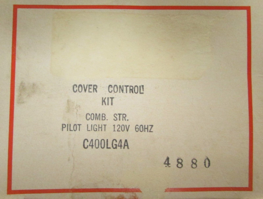 EATON CUTLER HAMMER C400LG4A 120 V Pilot Light Cover Control Kit 