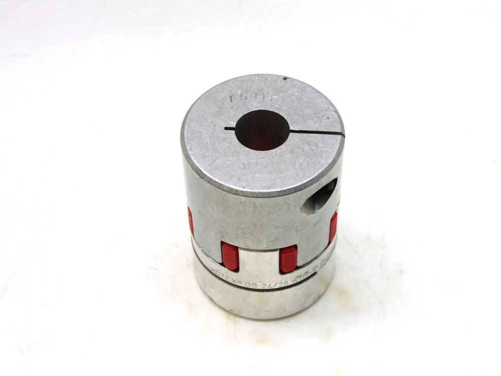 ROTEX 4-JAW ALUMINUM FLEXIBLE SPIDER STEPPER MOTOR COUPLING 16MM ID 55MM OD 78MM