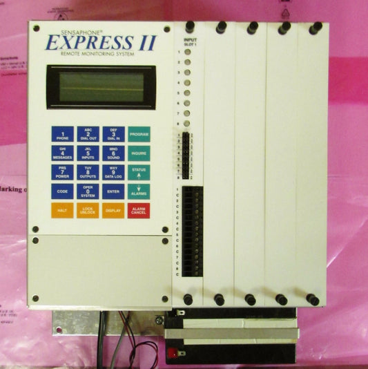 SENSAPHONE EXPRESS II  Remote Monitoring System with 8 Channel  Intput Module