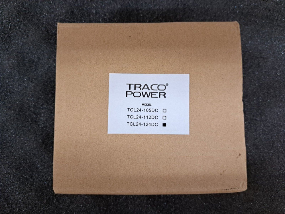 New, Traco, TCL24-124DC, DC-DC Converter, 24V, 1A, 18-75V, Enclosed, DIN Rail