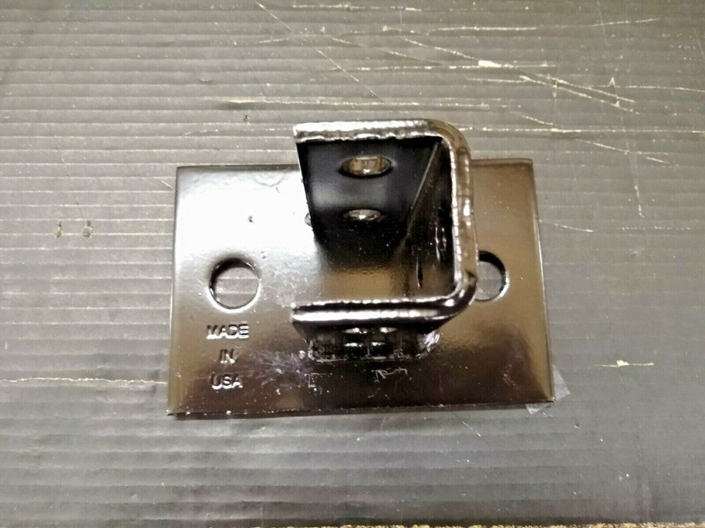 New, McMaster-Carr, 33145T11, STRUT CHANNEL FLOOR MOUNT, 4in BLACK STEEL