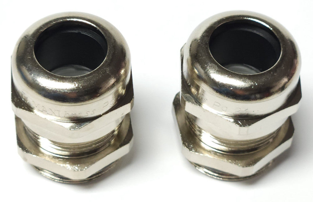 LOT OF 2 CEMBRE Type 2900.21N PRESSCAVI MAXIBRASS CABLE GLAND IP68 Pg 21 2900PG