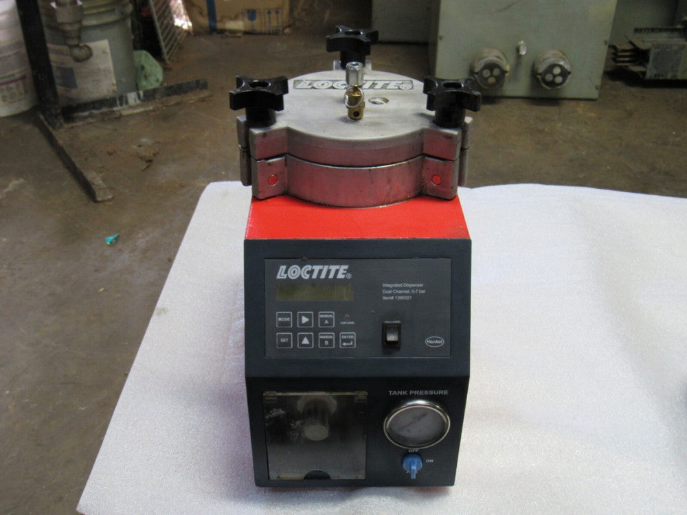 LOCTITE DUAL CHANNEL INTEGRATED DISPENSER 1390321 0-7 BAR - USED
