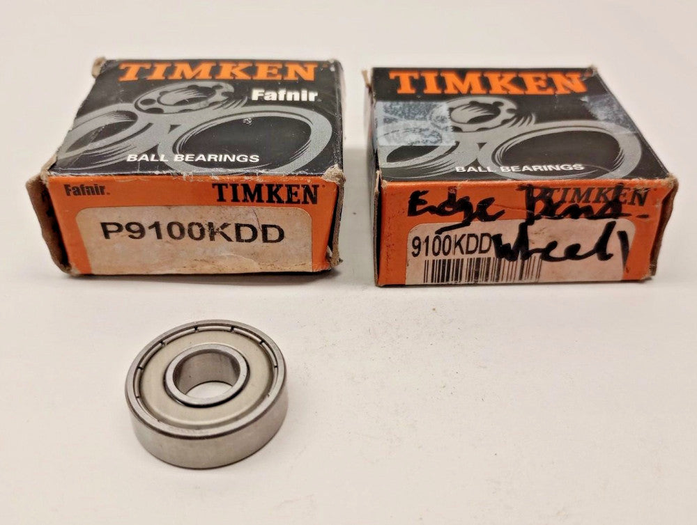 Timken P9100KDD Ball Bearing 2-shielded (Pack of 2) 10 ID x 26 OD x 8mm 9100KDD
