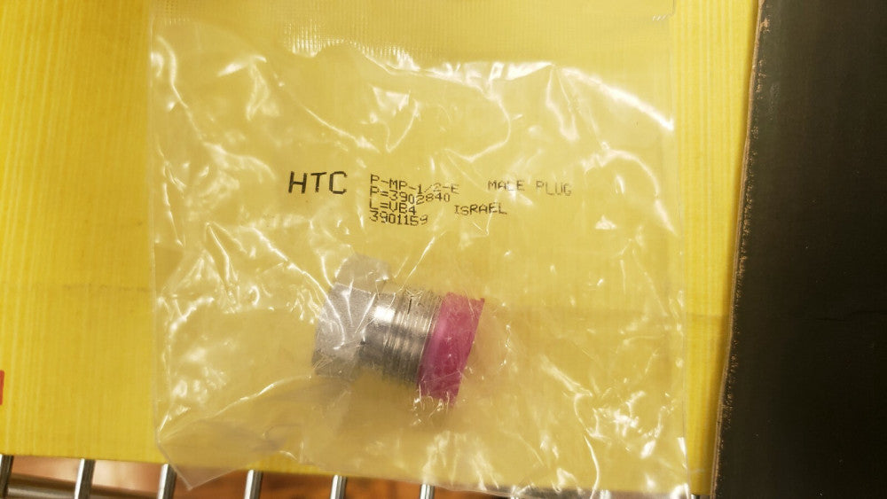 New, Ham-Let, P-MP-1/2-E, Plug, Male, Face Seal, .5", 7/8"-14 thread