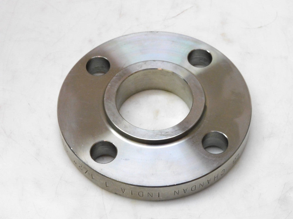 CHANDAN 1-1/2" WELD IN 4 BOLT RAISED FACE 316 STAINLESS FLANGE SA/A182 CH-13694