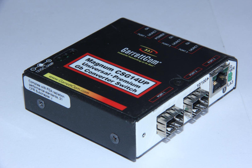 GARRETTCOM CSG14UP-24VDC Magnum Universal Premium Gb Converter Switch