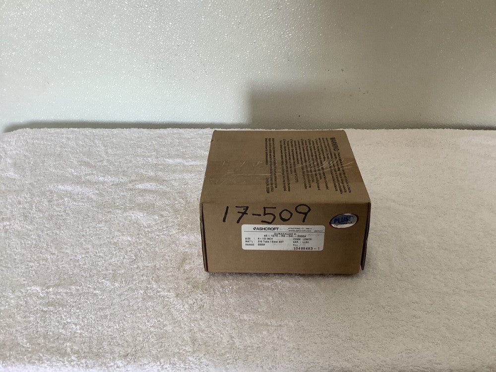 Ashcroft  4 1/2" Duragauge.  45-1279-RS-04L-2000#