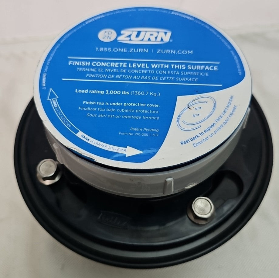 Zurn 5" Bronze cover Adjustable Floor Drain Body FD ZN 3000 pound load rating