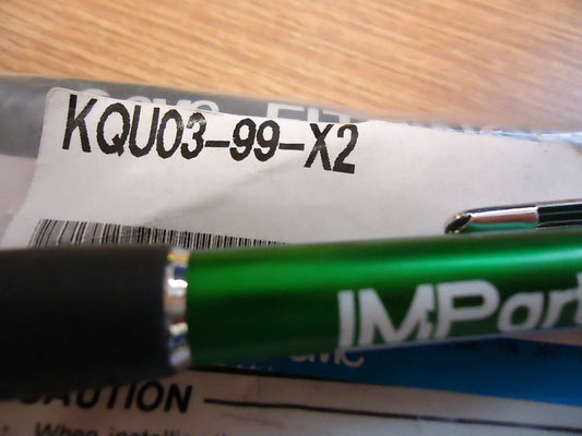 SMC KQU03-99-X2 Y UNION ONE-TOUCH FITTING. Brand New! 3 Pieces!