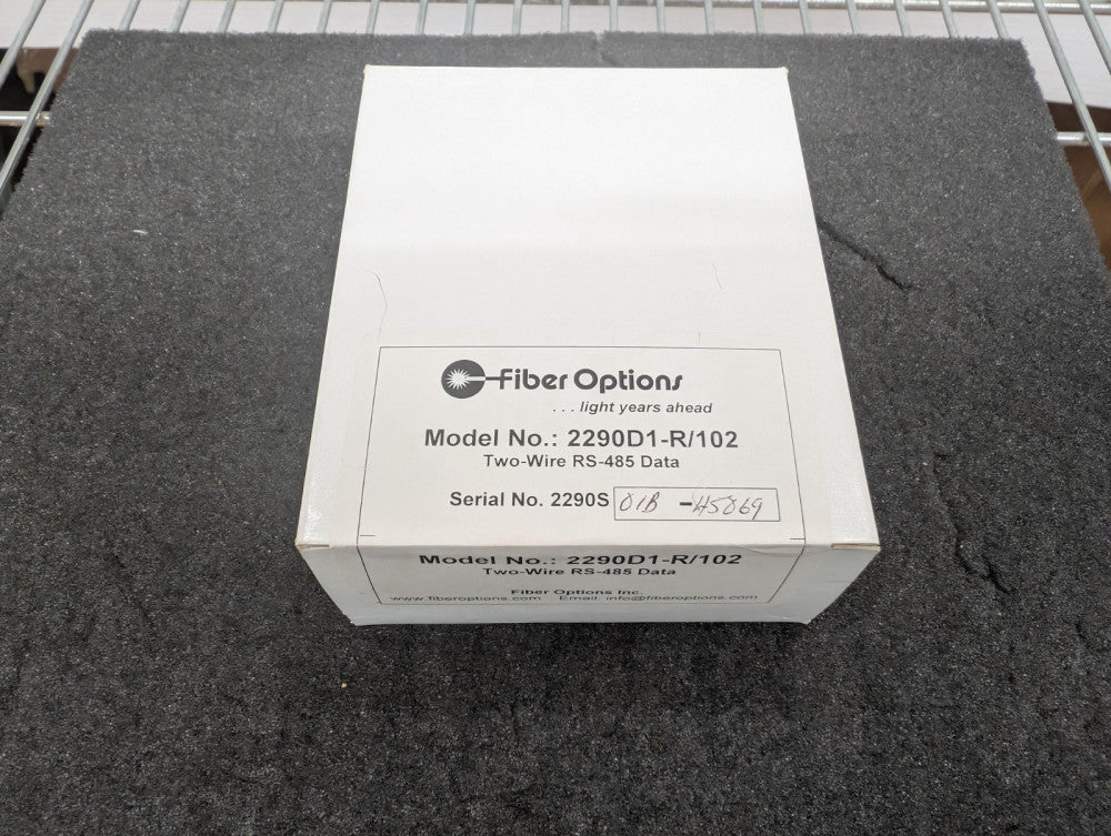 New, Fiber Options, 2290D1-R/102, TWO-WIRE RS-485 DATA 