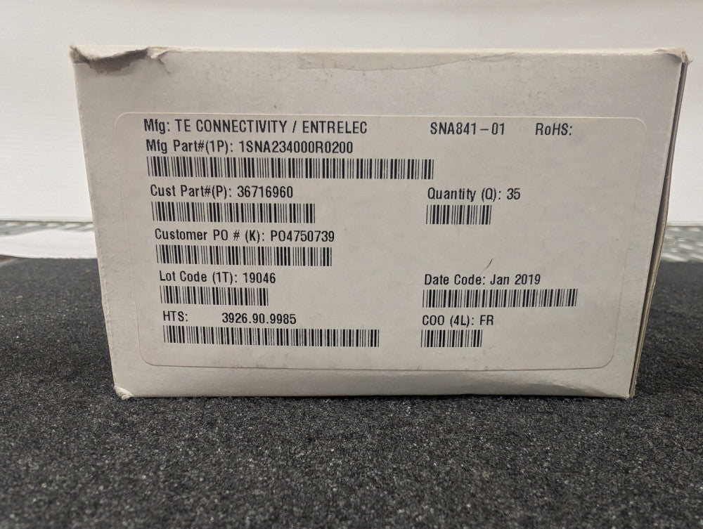 New, TE Connectivity, 1SNA234000RR0200, DINRail Terminal Block Markers, Lot of 5