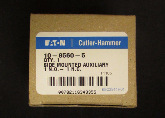 EATON CUTLER HAMMER 10 8560 5 1NO 1NC Side Mounted Logic Level Auxiliary Contact