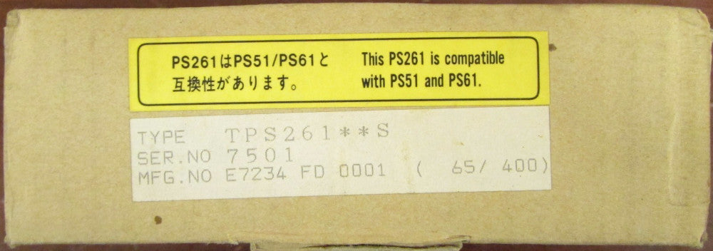 TOSHIBA TPS261-S PS51 PS61 Power Supply 120/240V TPS261 S
