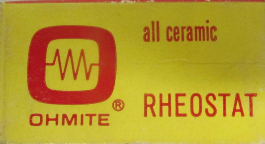 OHMITE 4193 1500 Ohm 12 1/2 Watt Model E Rheostat