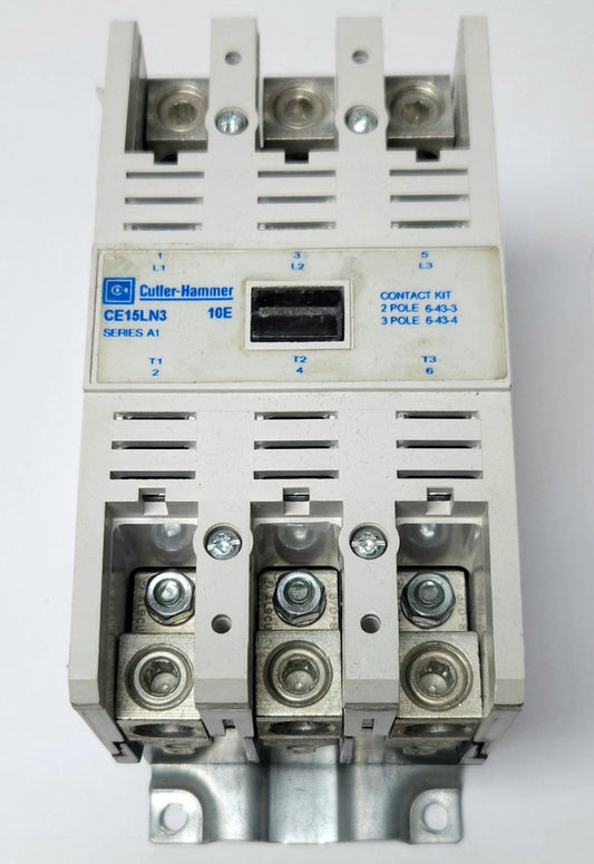 EATON CUTLER HAMMER CE15LN3A 120 VAC Size L CE15LN3 IEC Contactor 85 AMP