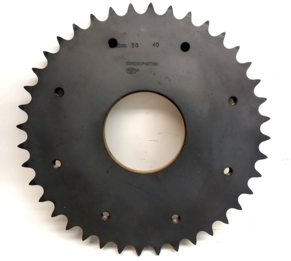 Martin 80A40 4-1/4 Used A Plate Type Sprocket 4-1/4" Brass Bore 40T 80A40414
