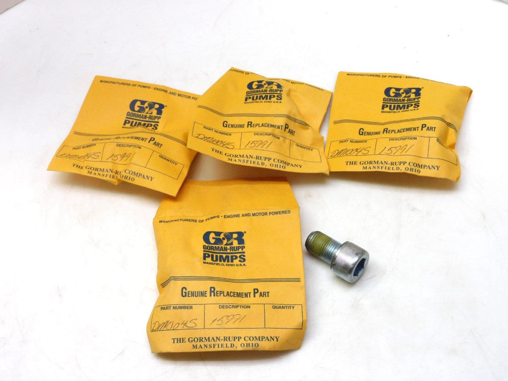 LOT OF 4 GORMAN-RUPP DM1004S 15991 SOCKET HEAD CAP SCREW