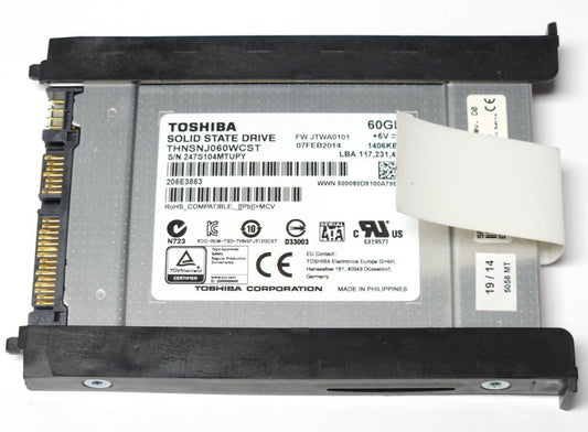 TOSHIBA THNSNJ060WCST SOLID STATE DRIVE 60GB 5AC901 CSSD 03