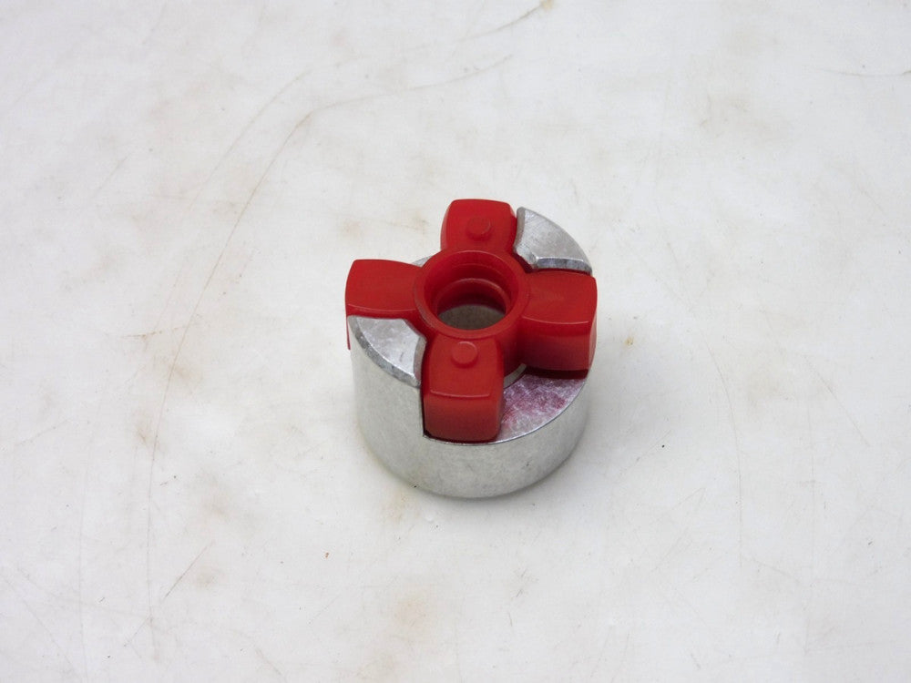 NO NAME 2-JAW ALUMINUM 1/2 COUPLING 16MM ID 32MM OD W/ SPIDER