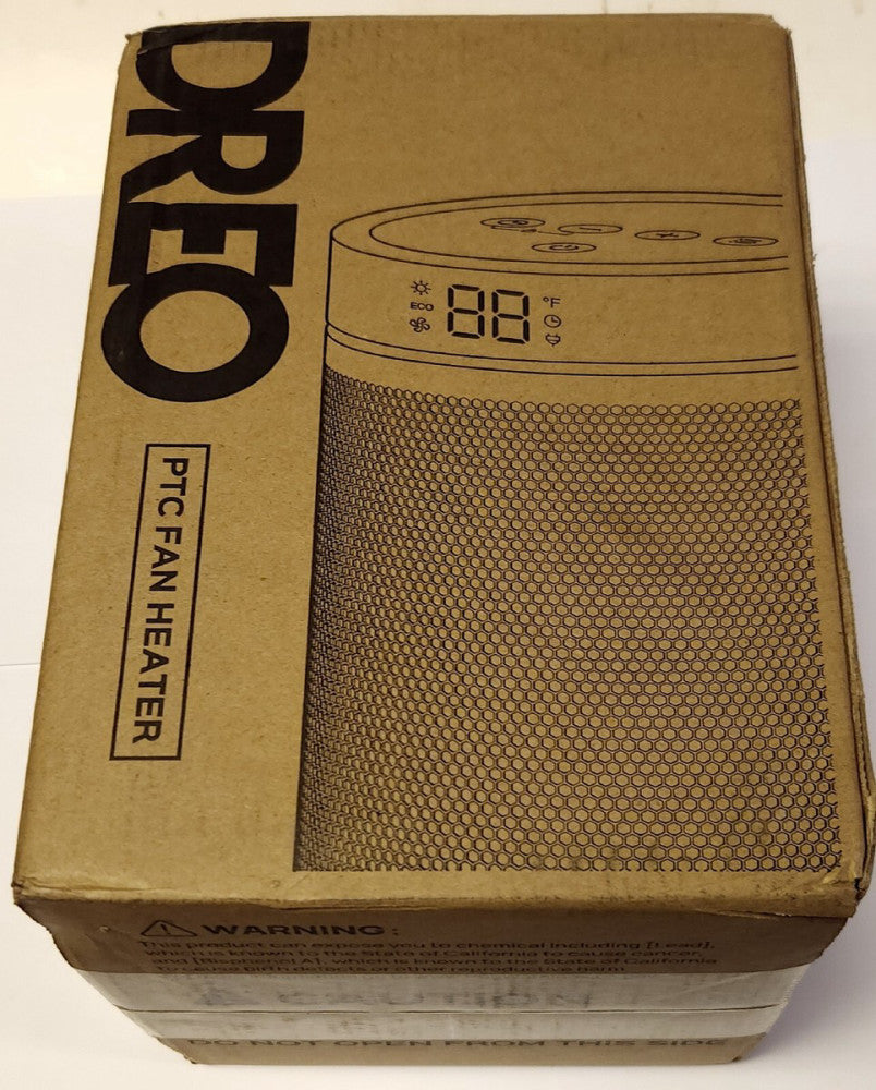 SEALED DREO DR HSH006A PTC FAN SPACE Heater 120 VAC 1500 Watt