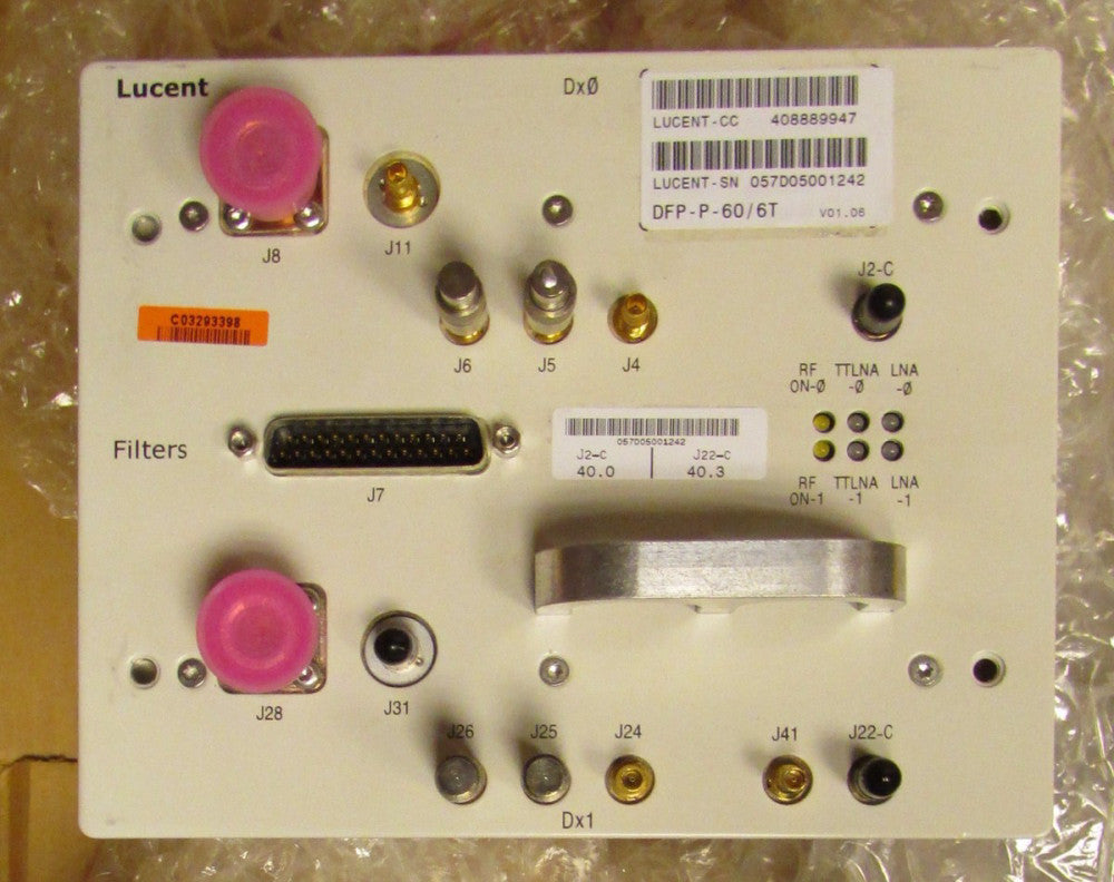 LUCENT DFP-P-60/6T Commcode Dual Duplex Filter DFP P 60 6T 190 CY106 F1V9