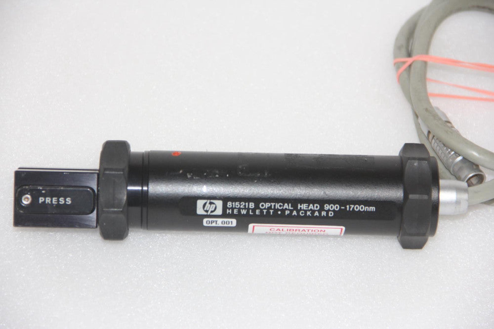 HP HEWLETT PACKARD 81521B 900-1700nm Optical Head OPT 001 + 81000BA