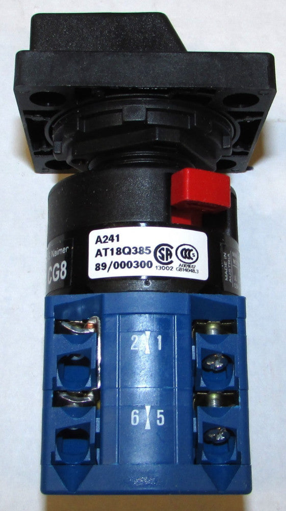 KRAUS & NAIMER CG8 A241 600 FT2 V AT18Q38589 300 4Pos Maintained Selector Switch
