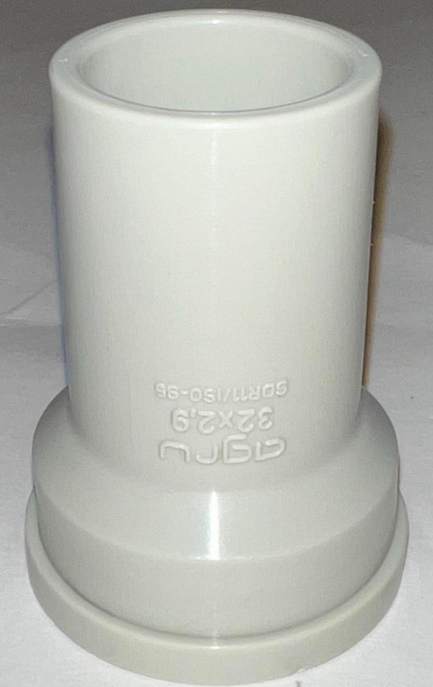 AGRU SDR11 ISO S5 PPR 32 X 2.9 13/1 Piping Half Union