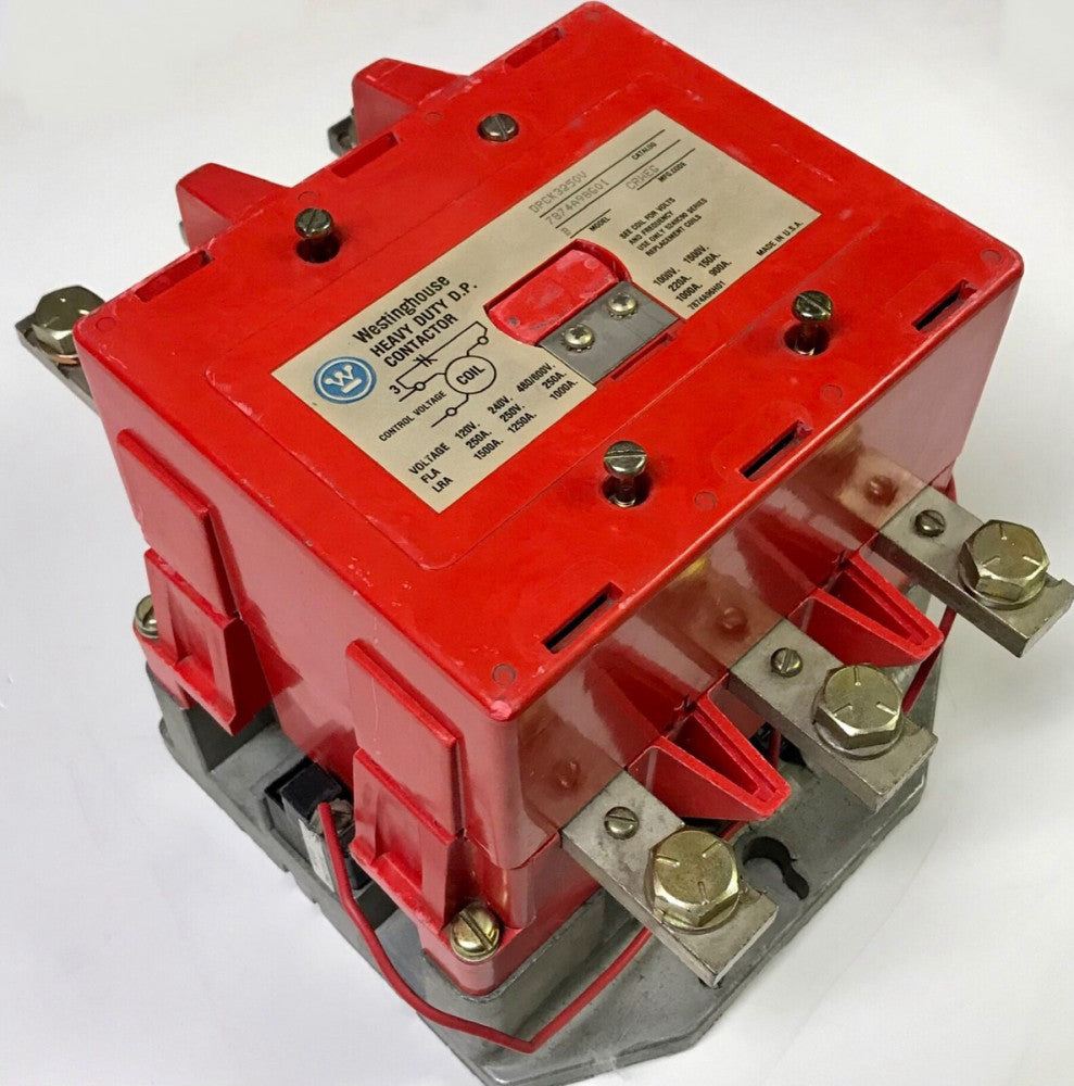 WESTINGHOUSE CUTLER HAMMER DPCK3250V Heavy Duty Contactor 110-120VAC 7874A98G01