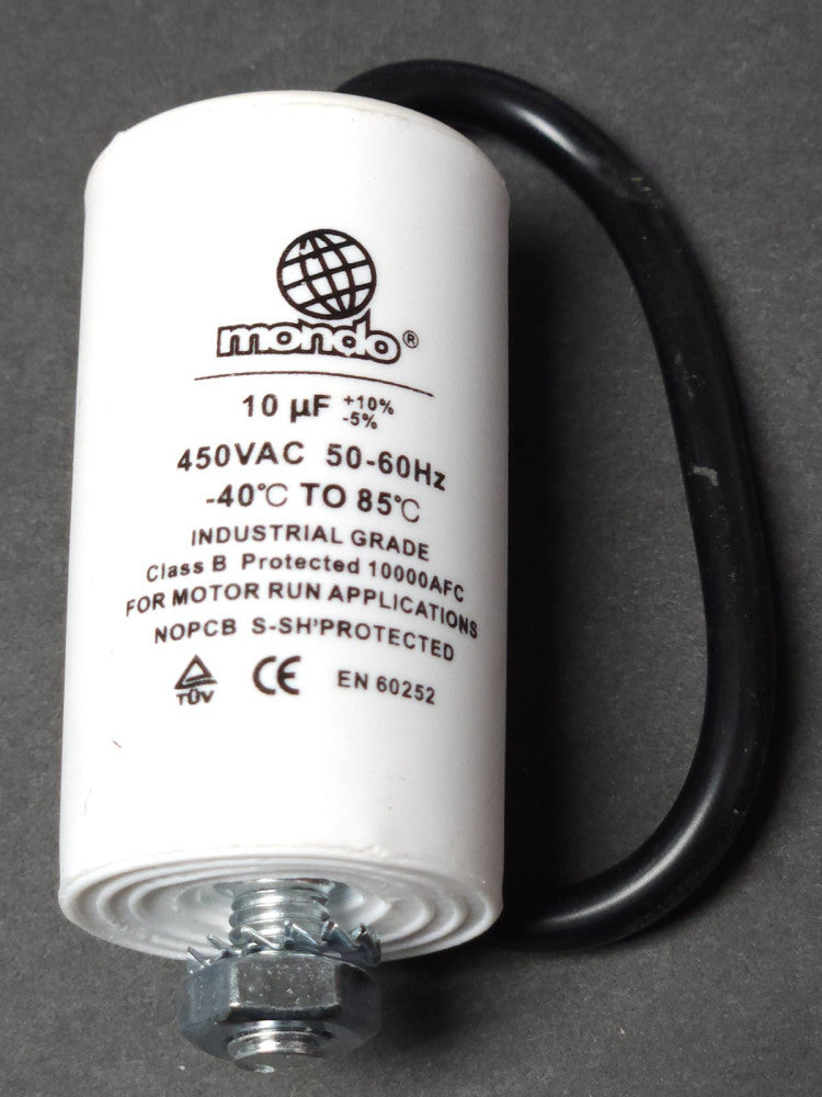 MONDO DUCATI X003K3OI3Z Motor Run ENERGIA Capacitor 10μF/450V 450VAC 10μF w/Wire