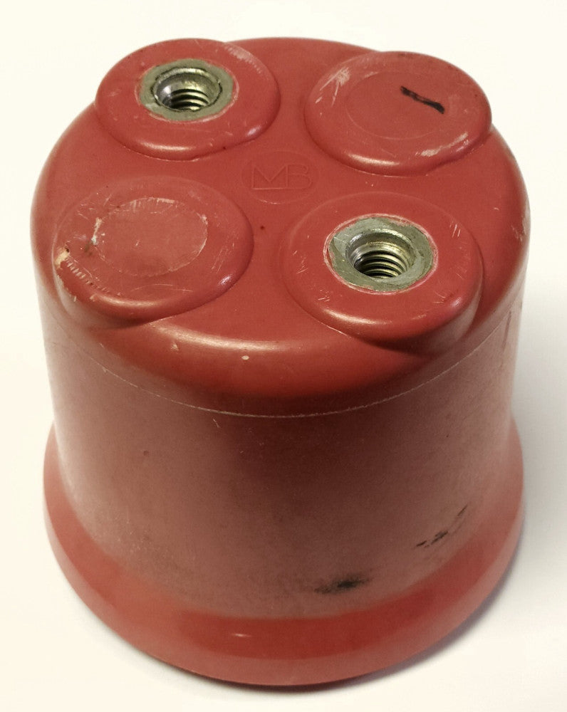 MB MBI FG4635001-30 MAR-BAL 6350-S10 4X2 5 KV Red Riser Insulator MB2000-15