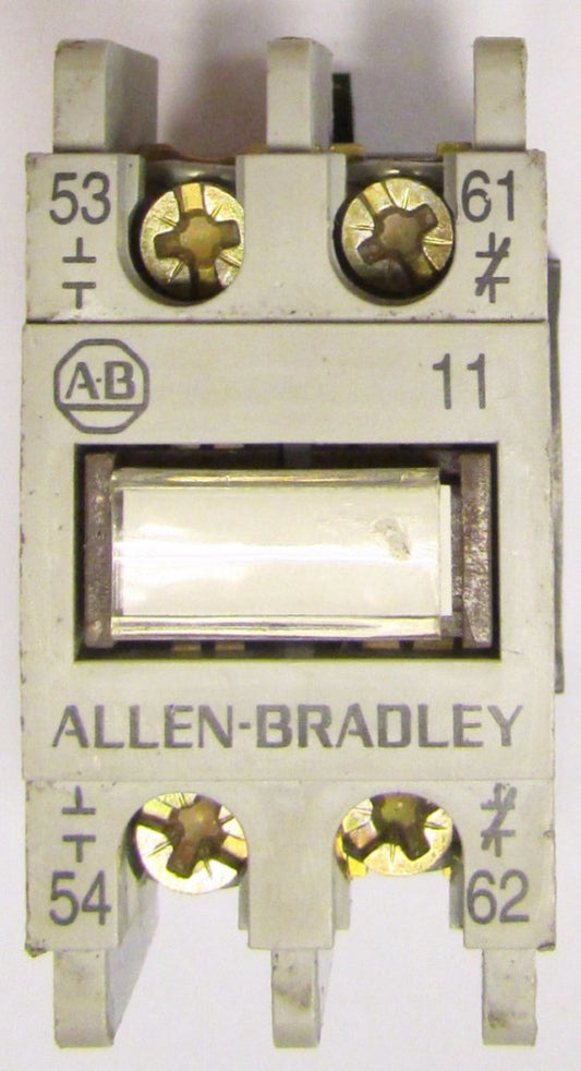 ALLEN BRADLEY 195 FA11 Top Mount Auxiliary Contact 195-FA11