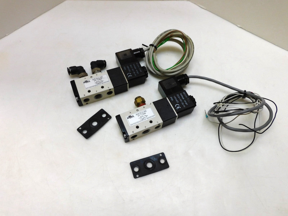 AUTOMATION DIRECT NITRA AVS-5212-24D SOLENOID VALVE 24VDC 20-115PSI LOT OF 2