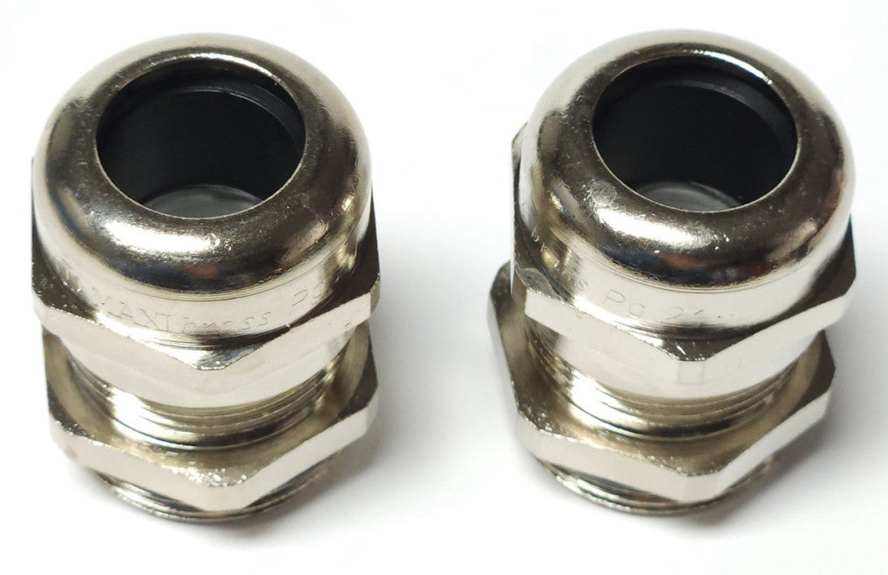 LOT OF 2 CEMBRE Type 2900.21N PRESSCAVI MAXIBRASS CABLE GLAND IP68 Pg 21 2900PG