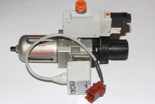 SMC AW20-N02-CZ Filter Regulator + ISE40-T1-62L Pressure Switch + VQZ332-5L-N9T