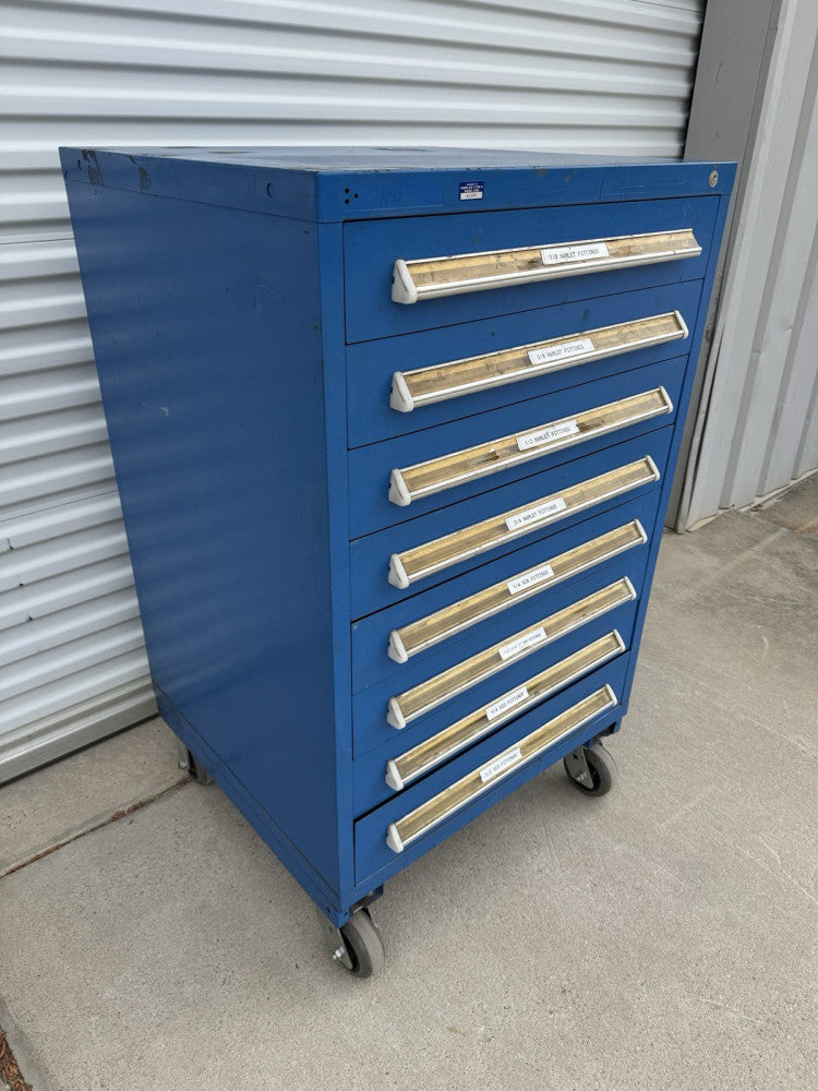 Ham-Let Fittings,  8 Drawer cabinet included, (1000+ Pieces Estimated)