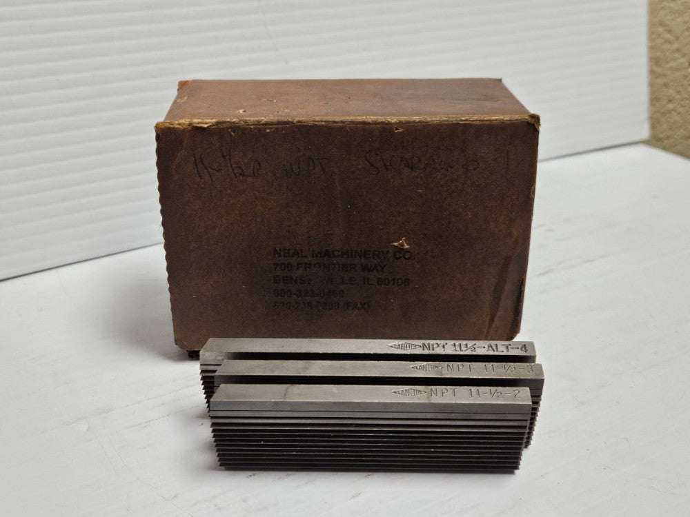 3PC Landis Thread Chaser Set 11-1/2P ALT 1-1/4" x #2 3-3/8", #3 3-5/8", #4 3-7/8