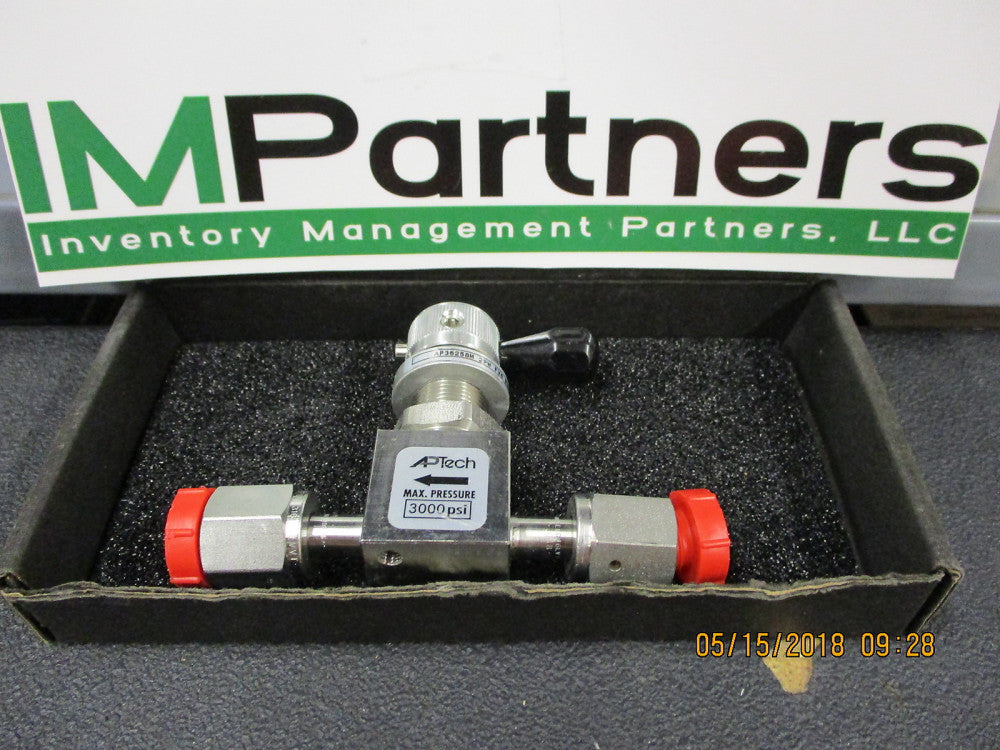 AP3625SM 2PW FV4 FV4 Swagelok Valve, man oper, SS, 2 port, 3000PSIG,  Brand New!