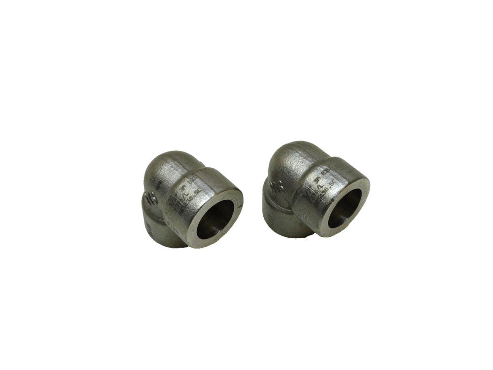 ASP 316 Stainless 90° Elbow 1/2" Socket Weld A182F B16 3M 3000lb Lot Of 2